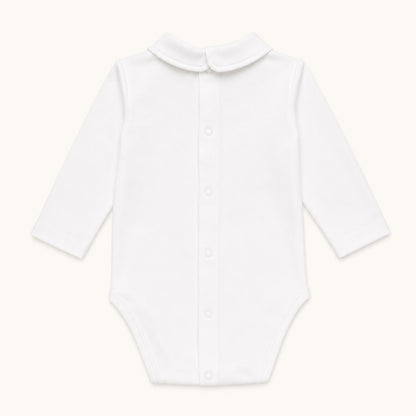 Body de Gola Redonda Bonny Verão Branco