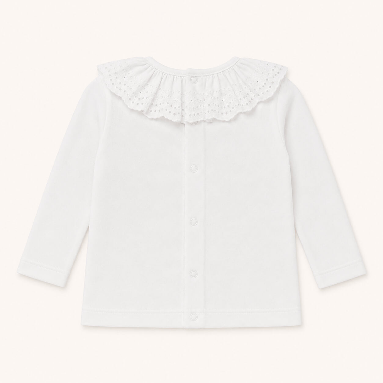 Maglia con Colletto Party Bianco Inverno