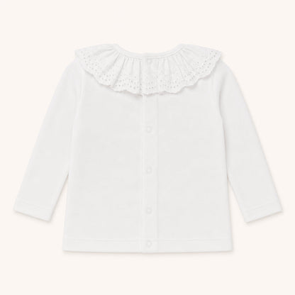 Maglia con Colletto Party Bianco Inverno