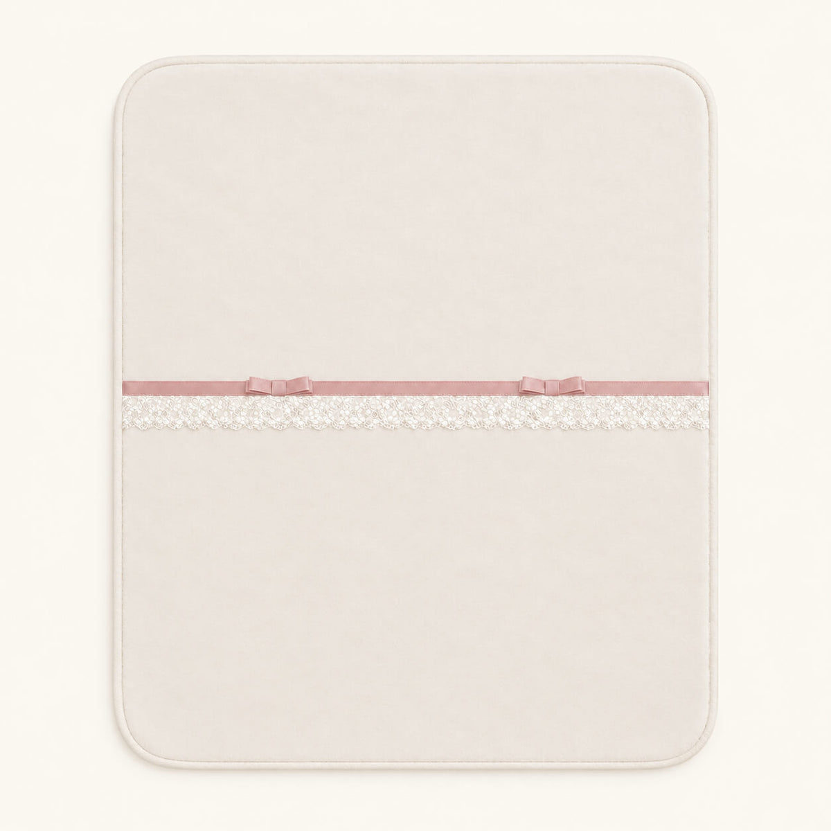 Manta Romantic 1 Bege/Rosa