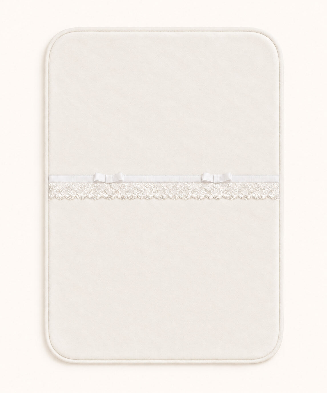 Manta Romantic 1 Bege/Branco