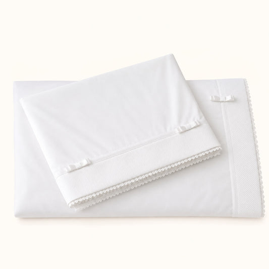 Conjunto Lençóis Romantic Branco