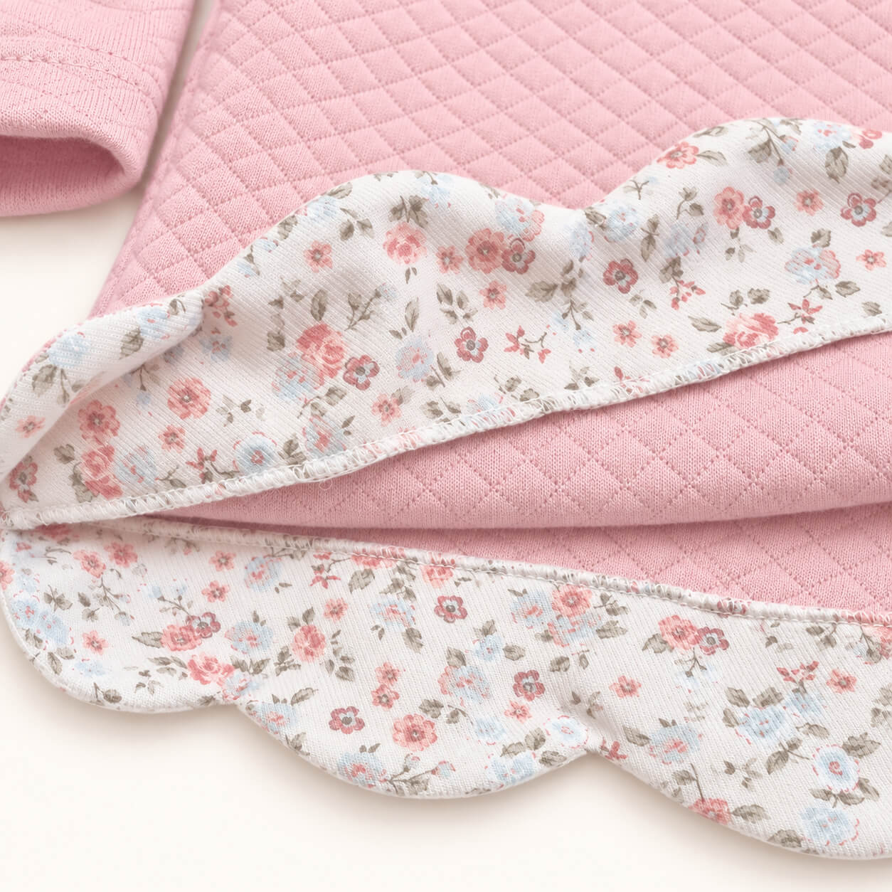 Conjunto de 2 Peças Sem Florzinhas rosa velho