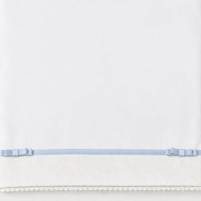 Romantic White and Blue Sheet Set