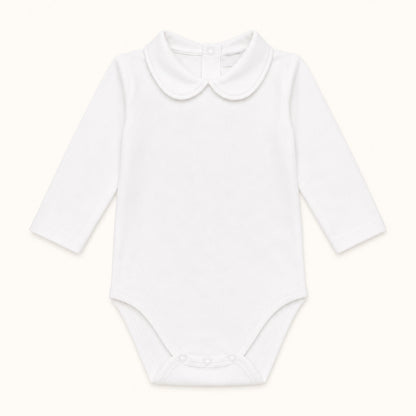 Body de Gola Redonda Bonny Verão Branco
