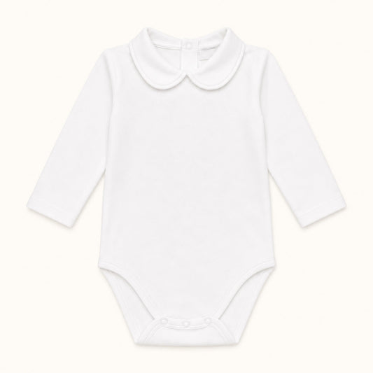 Body de Gola Redonda Bonny Inverno Branco