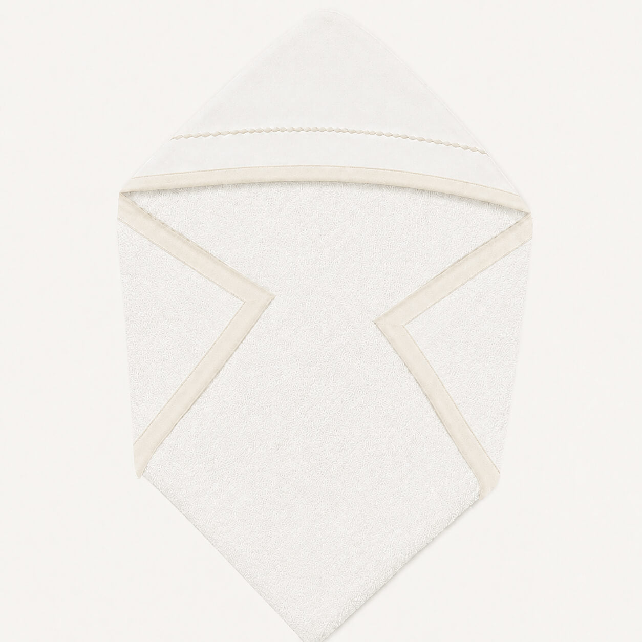 Sweet Beige Cotton Hooded Bath Towel