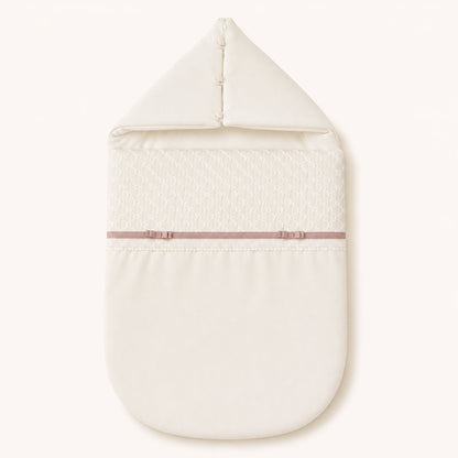 Neugeborenen-Schlafsack - Romantic Beige Altrosa