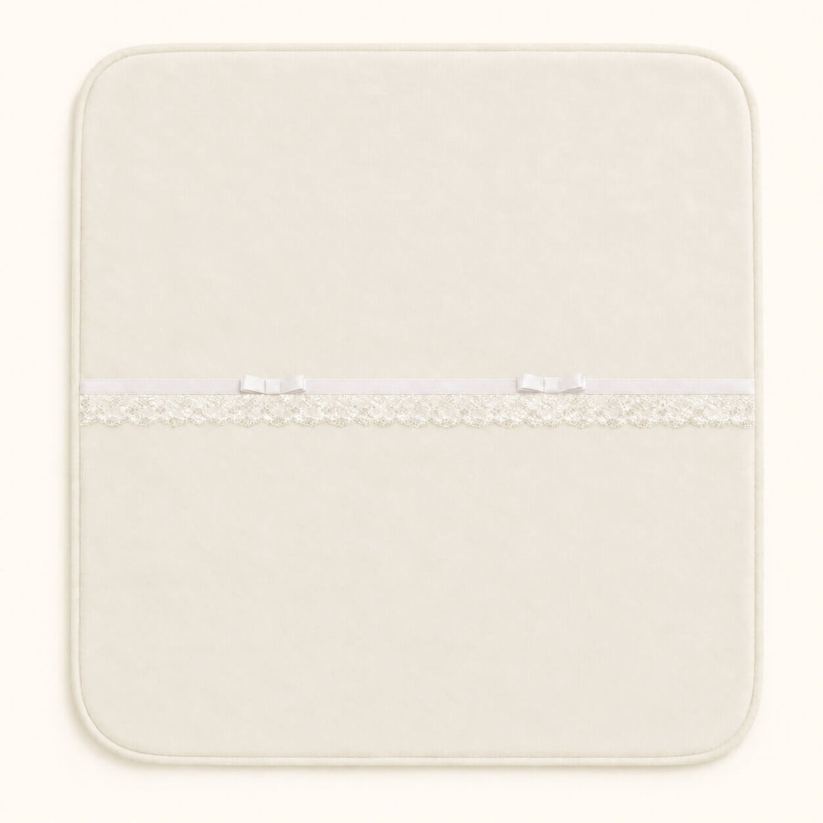 Manta Romantic 1 Bege/Branco