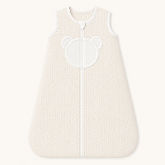 Saco de Dormir para Bebé Diamante Bege