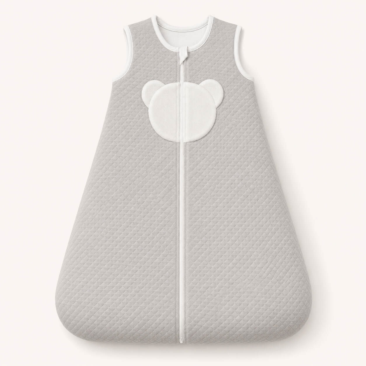 Saco de dormir para bebé com estampa de urso, ideal para recém-nascidos e conforto suave