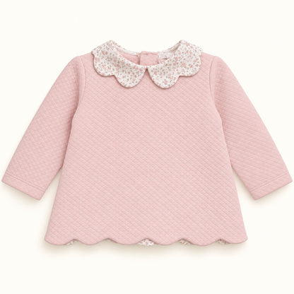 Conjunto de 2 Peças Sem Florzinhas rosa velho