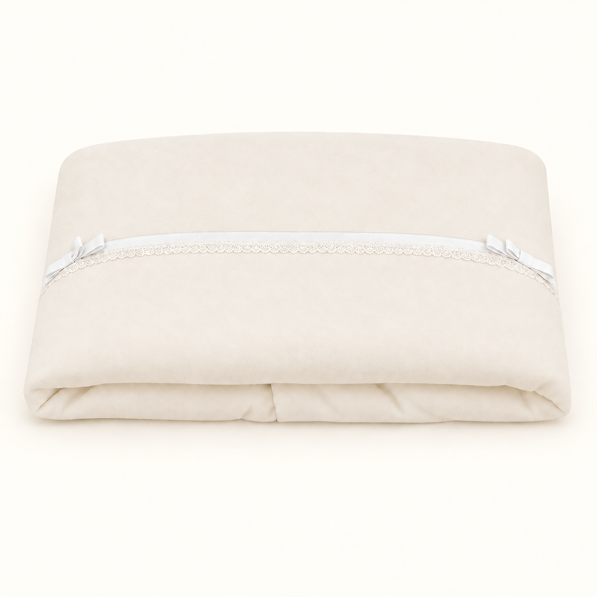 Manta Romantic 1 Bege/Branco