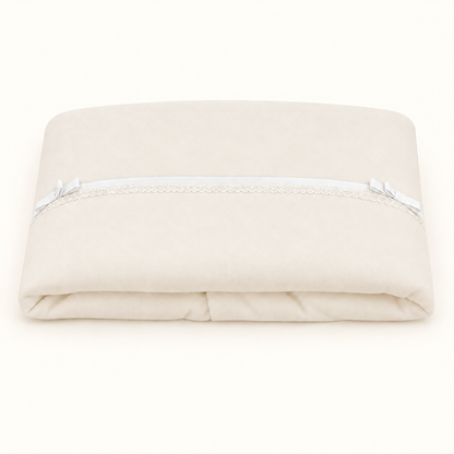 Manta Romantic 1 Bege/Branco