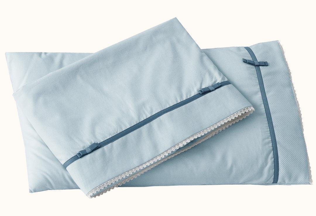 Roupa de Berço Romantic Azul - Pim-Pam-Pum Baby