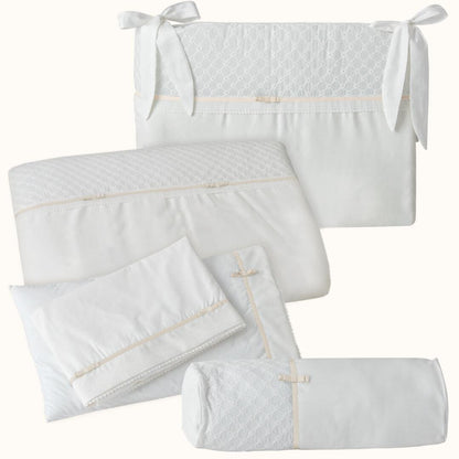 Roupa de Berço Romantic Bege Pérola - Pim-Pam-Pum Baby