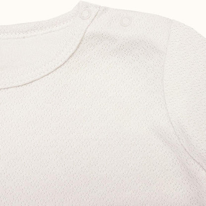 Roupa Soft Moves: T-Shirt Manga Curta e Leggins 3/4 Bege - Pim-Pam-Pum Baby