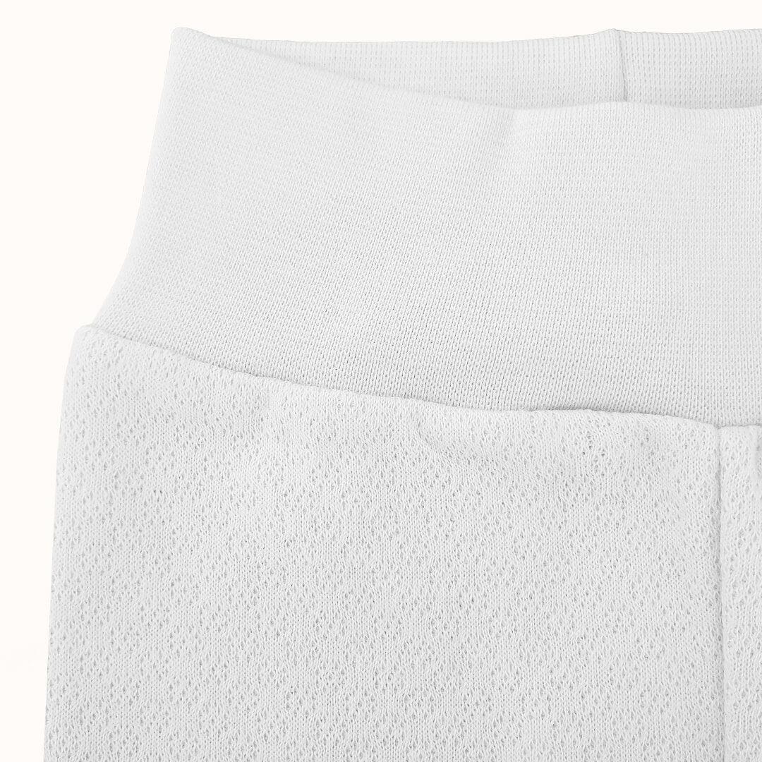 Roupa Soft Moves: T-Shirt Manga Curta e Leggins 3/4 Branco - Pim-Pam-Pum Baby