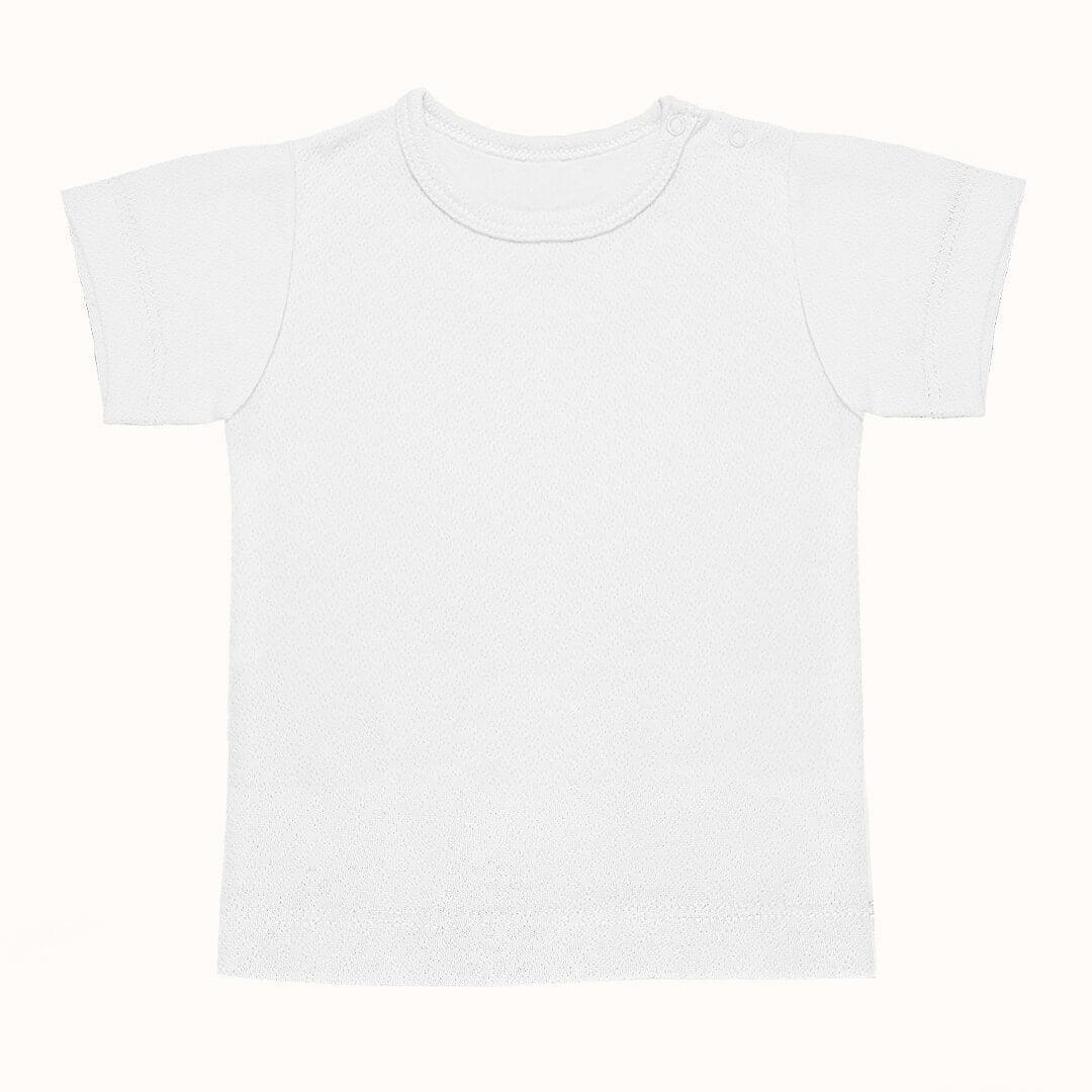 Roupa Soft Moves: T-Shirt Manga Curta e Leggins 3/4 Branco - Pim-Pam-Pum Baby