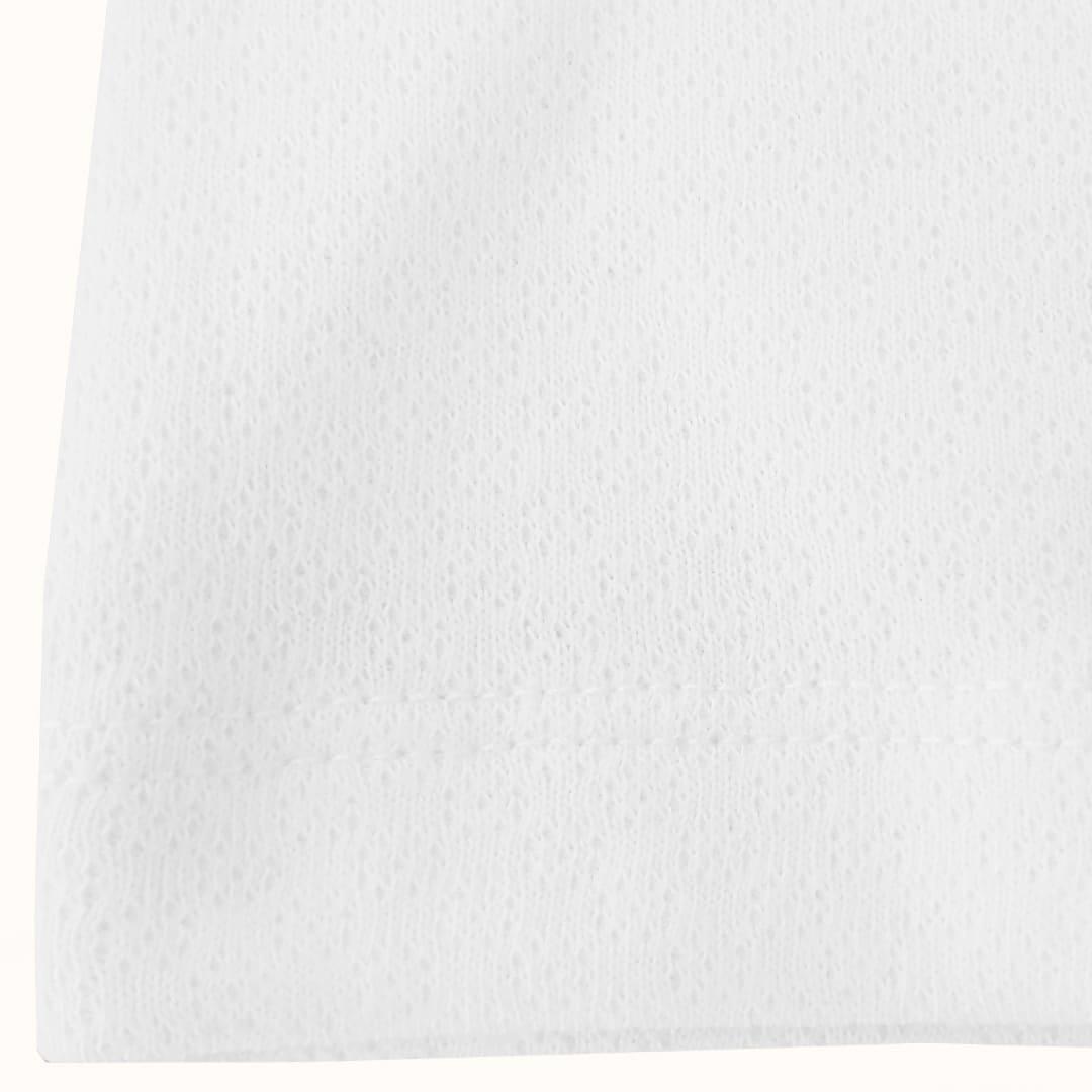 Roupa Soft Moves: T-Shirt Manga Curta e Leggins 3/4 Branco - Pim-Pam-Pum Baby