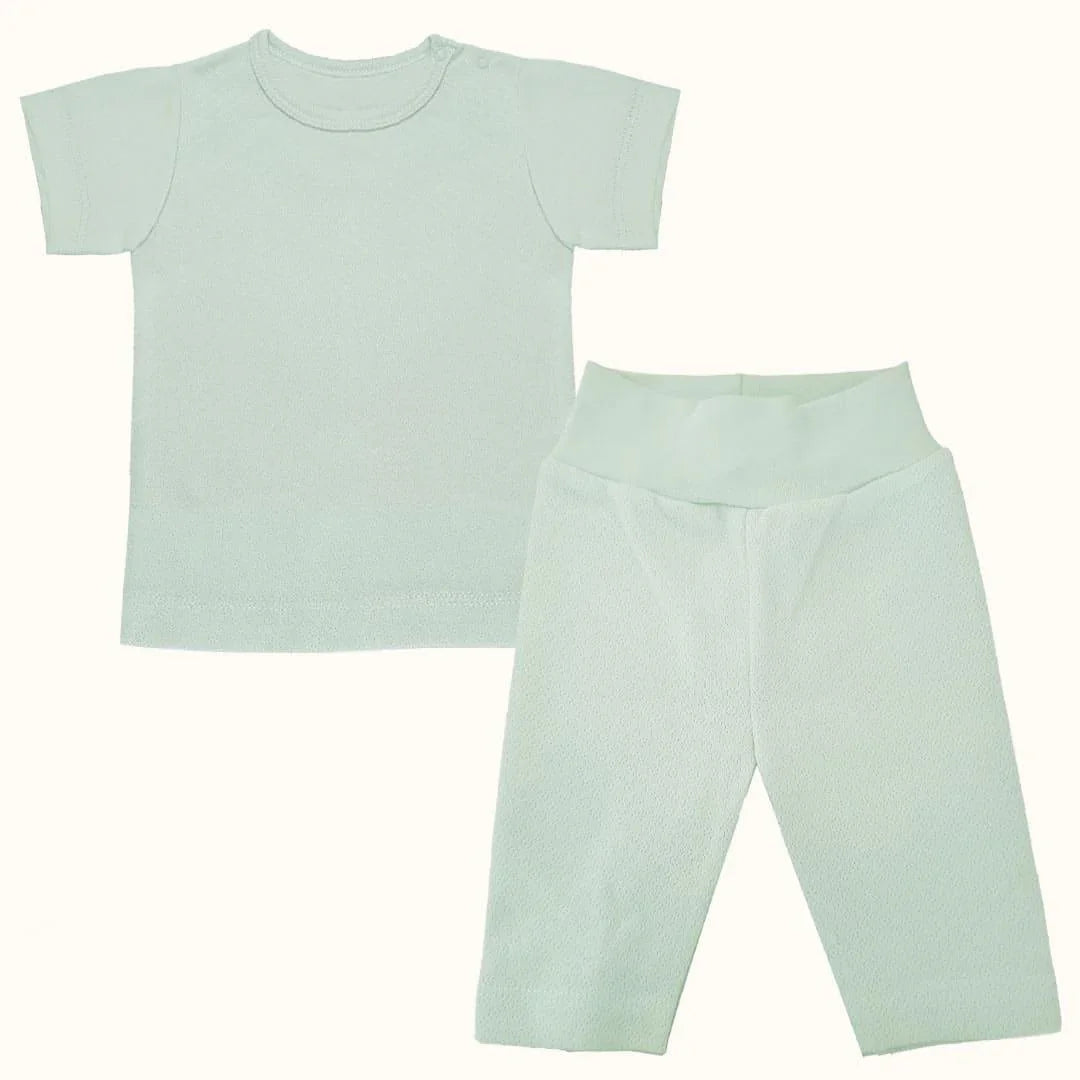 roupa-soft-moves-t-shirt-manga-curta-e-leggins-34-verde-pim-pam-pum-baby-59885 - Pim-Pam-Pum Baby