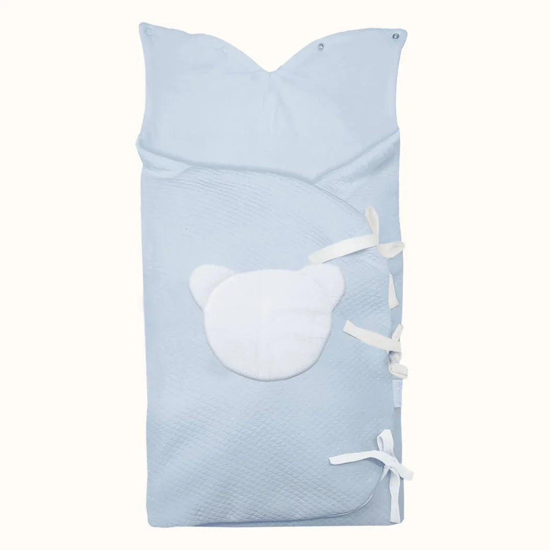 Saco Nascença Teddy Azul - Pim-Pam-Pum Baby