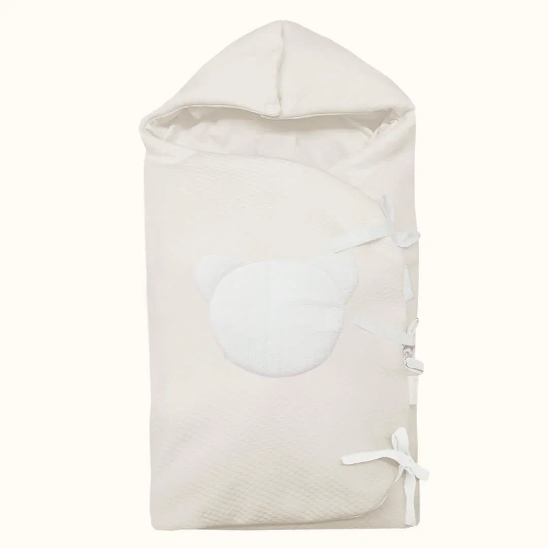 Saco Nascença Teddy Bege - Pim-Pam-Pum Baby