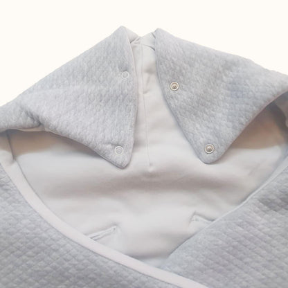 Saco Nascença Teddy Cinza - Pim-Pam-Pum Baby