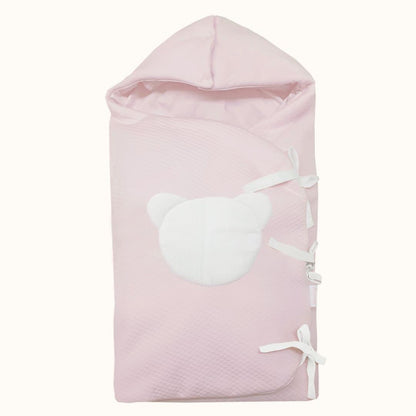 Saco Nascença Teddy Rosa - Pim-Pam-Pum Baby