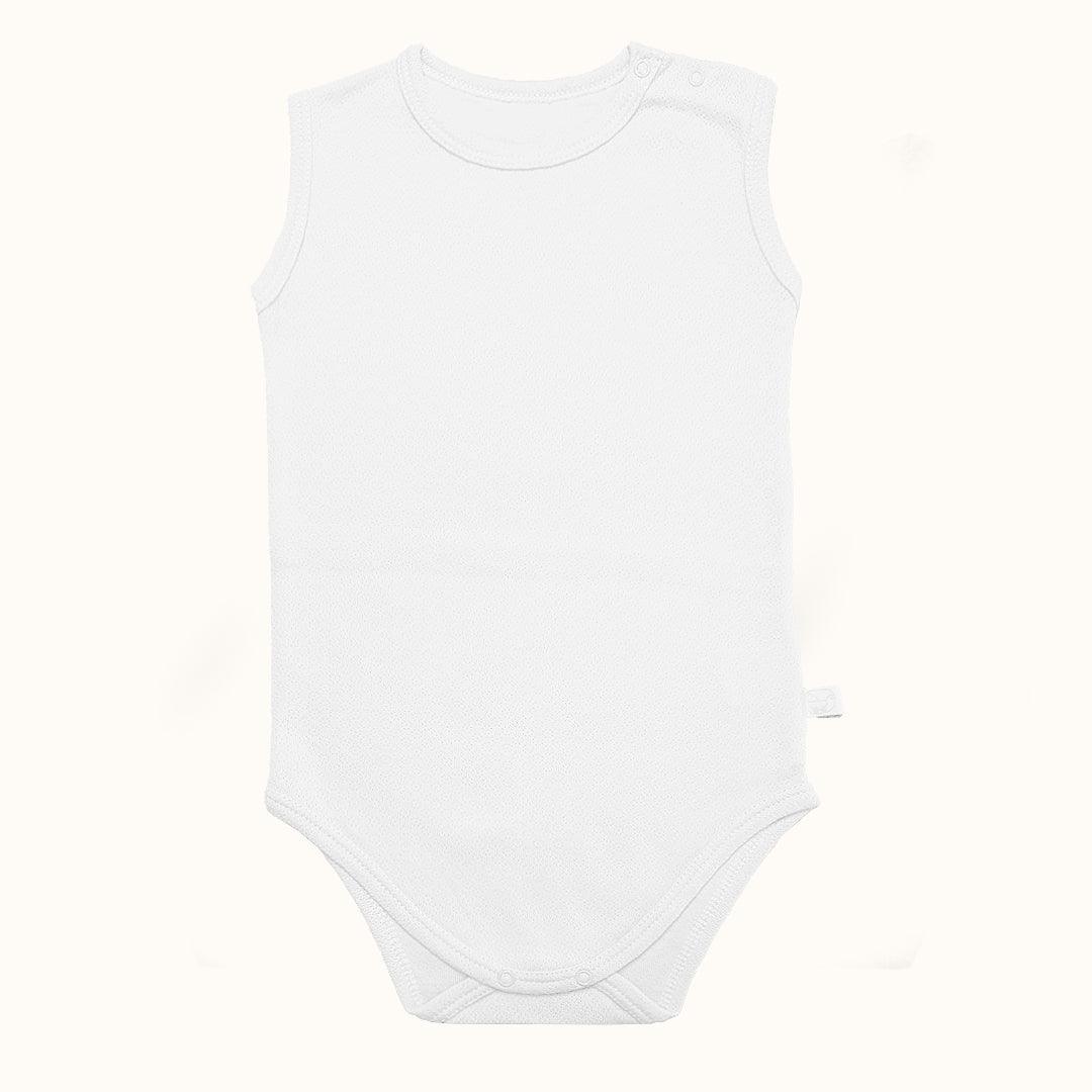 Soft Moves: Body sem Mangas e Tapa Fraldas Branco - Pim-Pam-Pum Baby