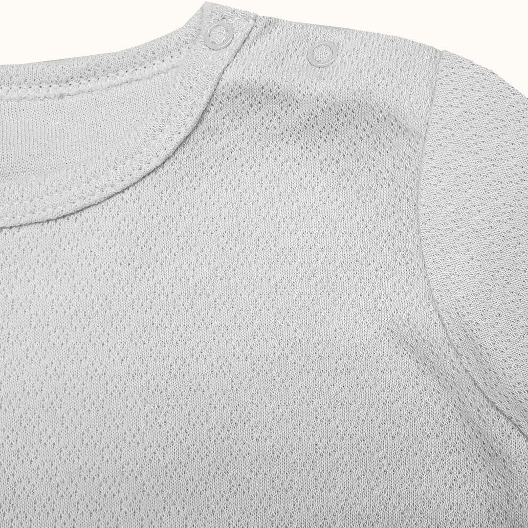 Soft Moves: T-Shirt Manga Curta e Calção Cinza - Pim-Pam-Pum Baby