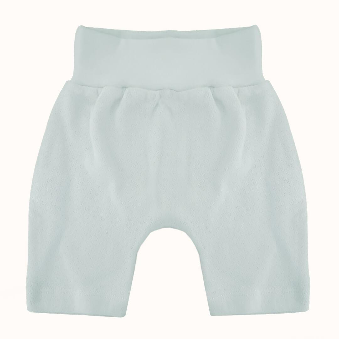 Soft Moves: T-Shirt Manga Curta e Calção Sweet Azul - Pim-Pam-Pum Baby