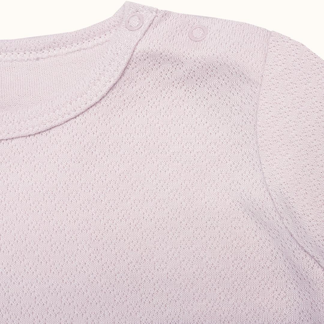 Soft Moves: T-Shirt Manga Curta e Calção Sweet Rosa - Pim-Pam-Pum Baby