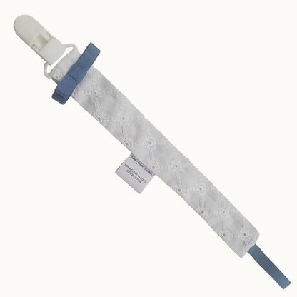 Suporte Chupetas Romantic Azul - Pim-Pam-Pum Baby