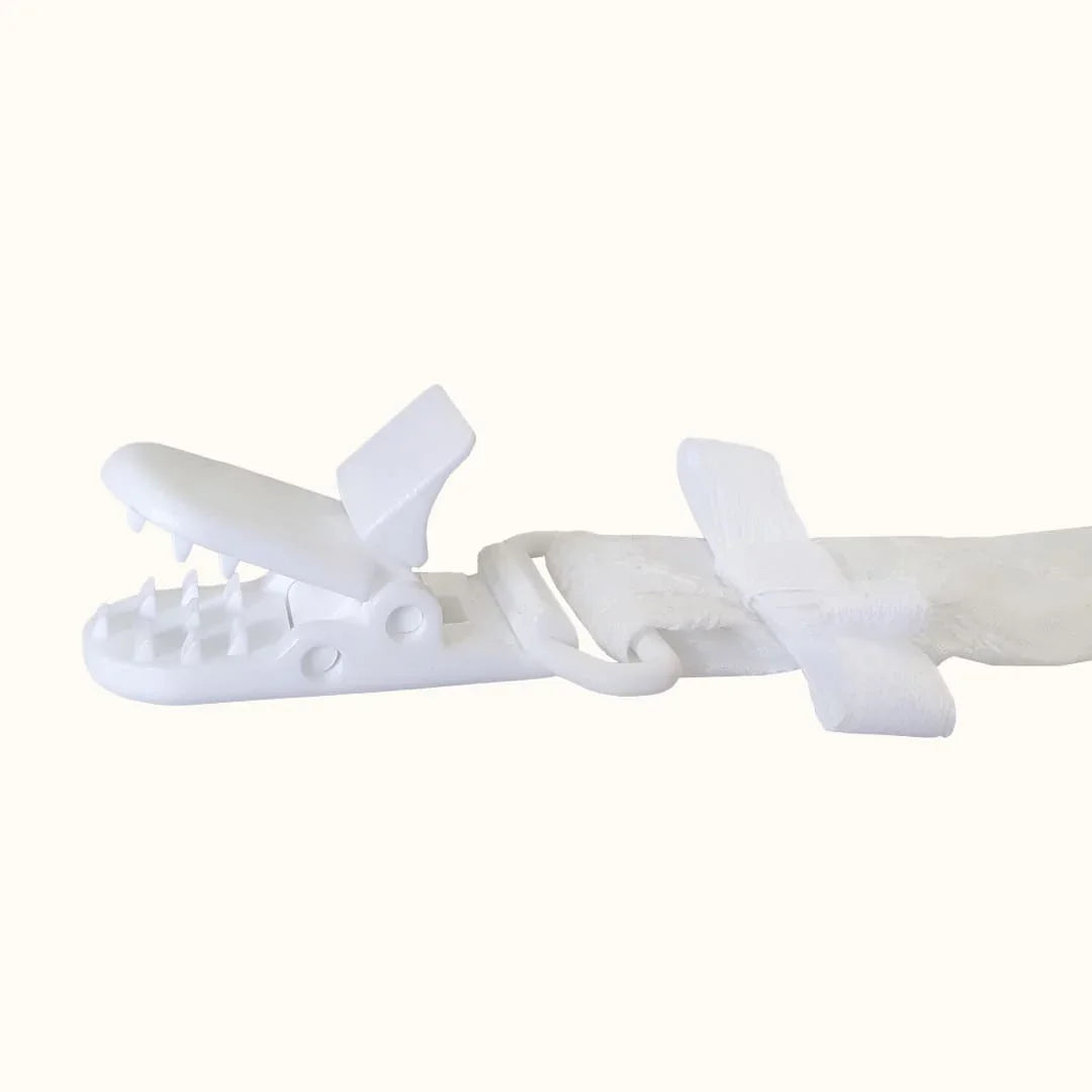 Suporte Chupetas Romantic Branco - Pim-Pam-Pum Baby