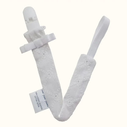 Suporte Chupetas Romantic Branco - Pim-Pam-Pum Baby