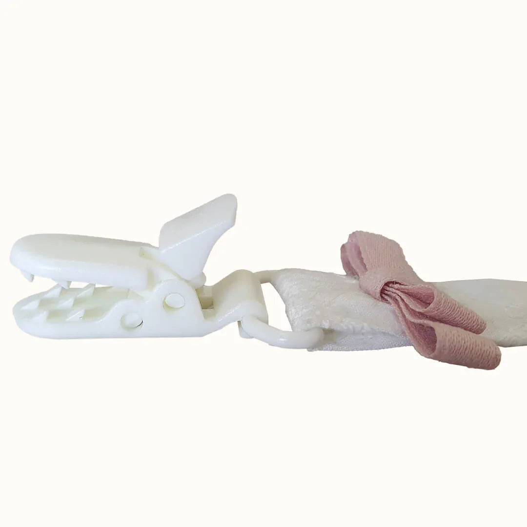 Suporte Chupetas Romantic Rosa - Pim-Pam-Pum Baby