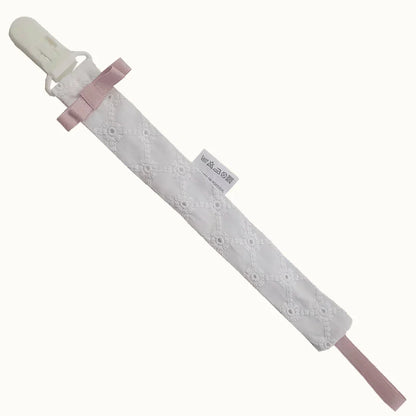 Suporte Chupetas Romantic Rosa - Pim-Pam-Pum Baby