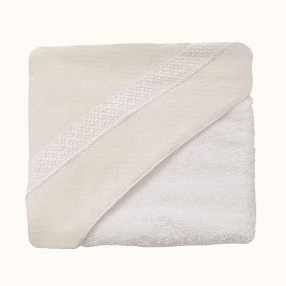 Toalha de Banho Mimos 1 e 2 Bege - Pim-Pam-Pum Baby