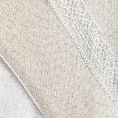 Toalha de Banho Mimos 1 e 2 Bege - Pim-Pam-Pum Baby