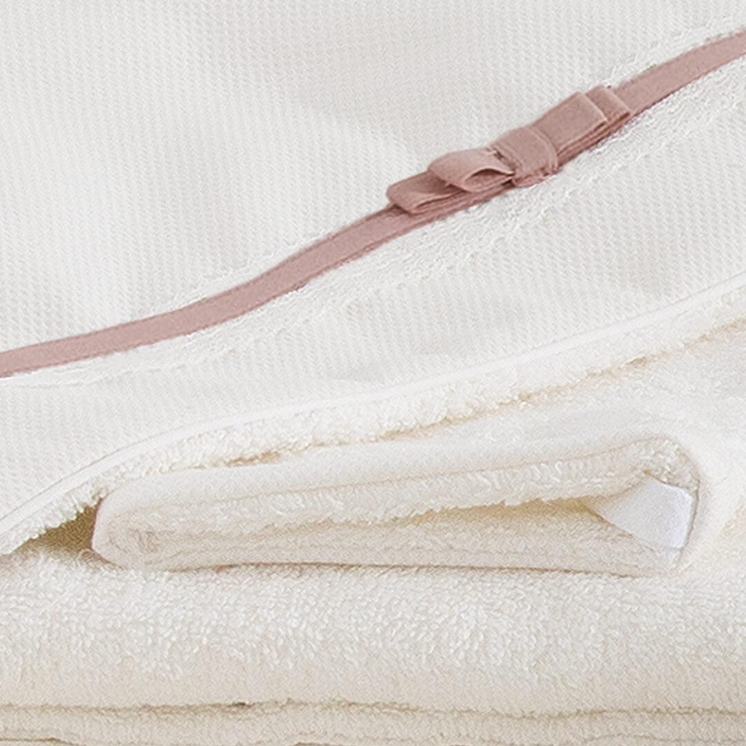 Toalha de Banho Romantic 1 Bege/Rosa - Pim-Pam-Pum Baby