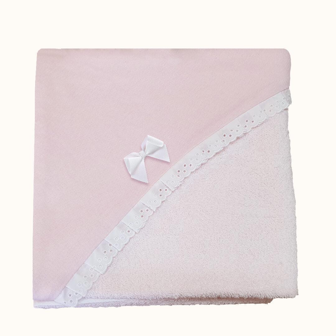 Toalha de Banho Sublime Rosa - Pim-Pam-Pum Baby