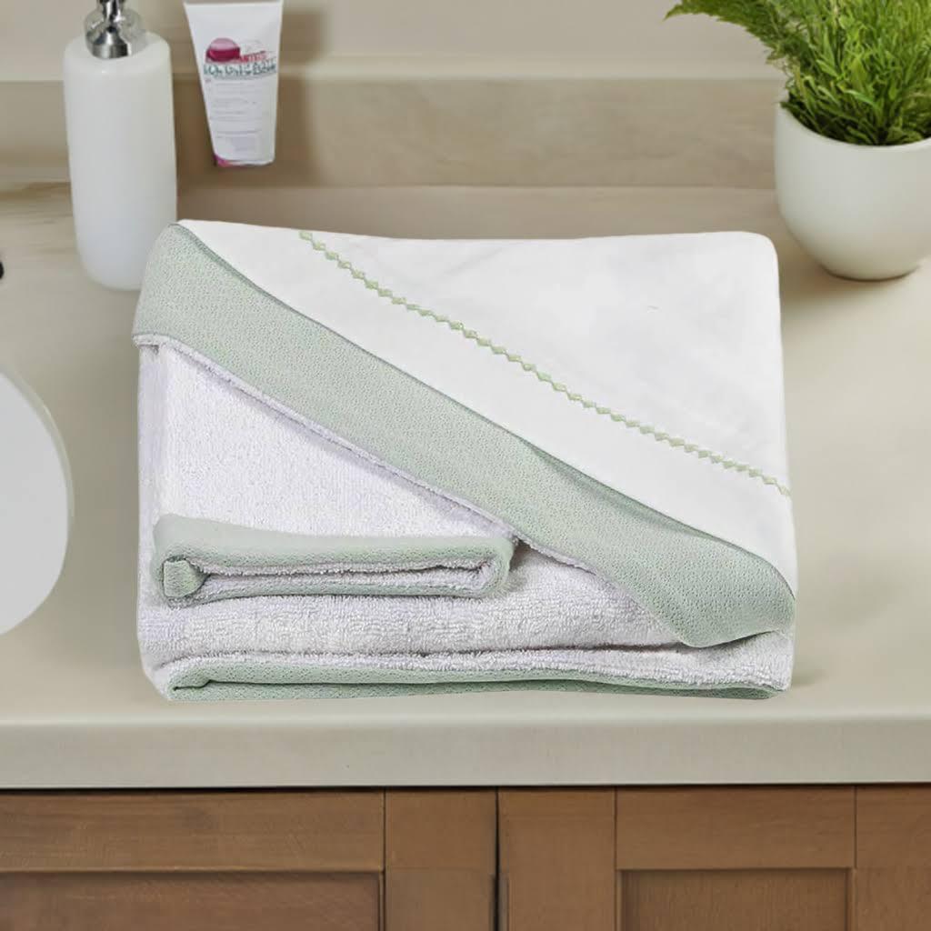 Toalha de Banho Sweet Verde - Pim-Pam-Pum Baby