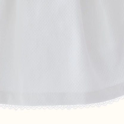 Vestido e Body/Cueca Romantic Branco/Rosa - Pim-Pam-Pum Baby